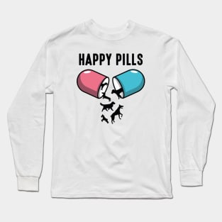 Happy Pills Dogs Long Sleeve T-Shirt